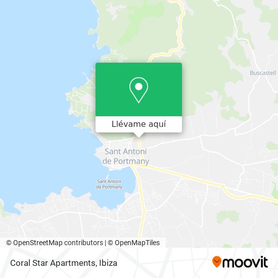 Mapa Coral Star Apartments