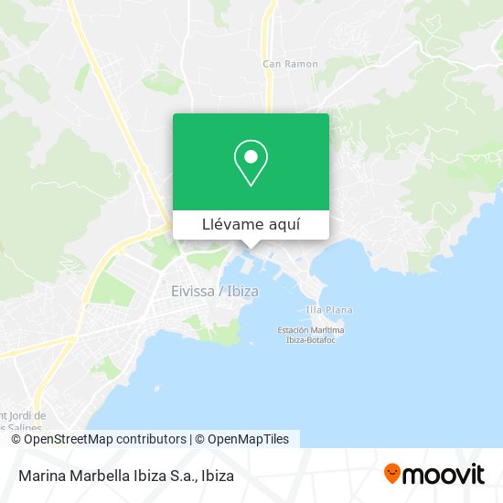 Mapa Marina Marbella Ibiza S.a.