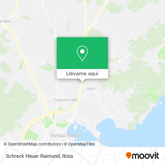 Mapa Schreck Heuer  Raimund