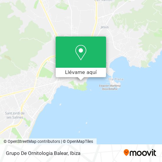 Mapa Grupo De Ornitologia Balear