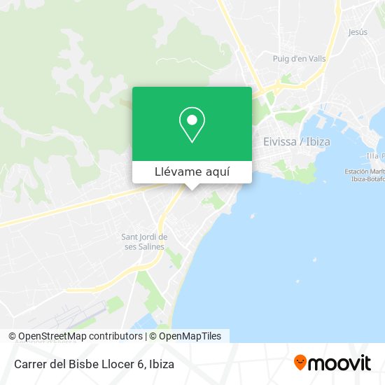 Mapa Carrer del Bisbe Llocer 6