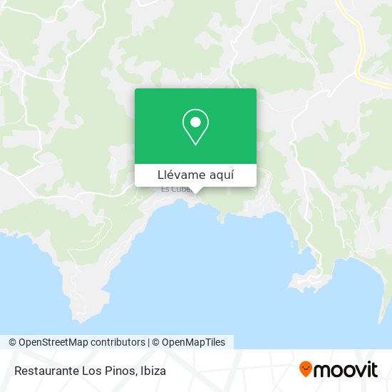 Mapa Restaurante Los Pinos