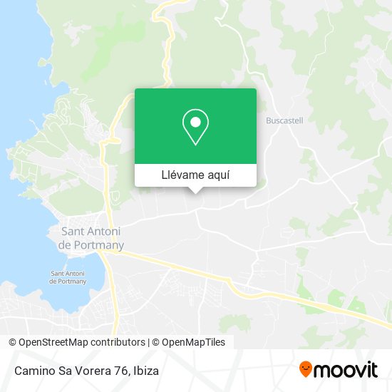 Mapa Camino Sa Vorera 76