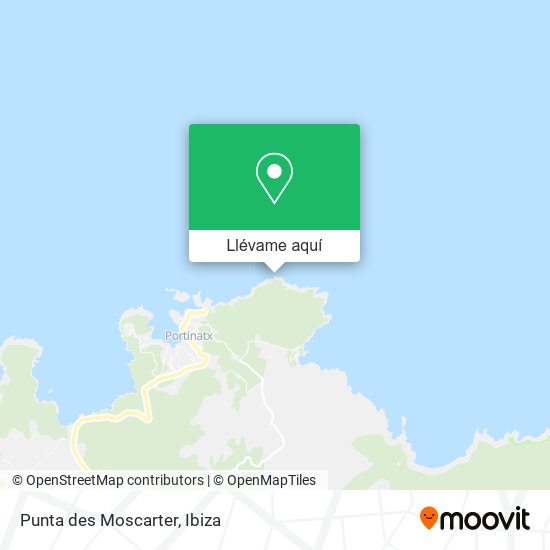 Mapa Punta des Moscarter