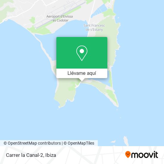 Mapa Carrer la Canal-2