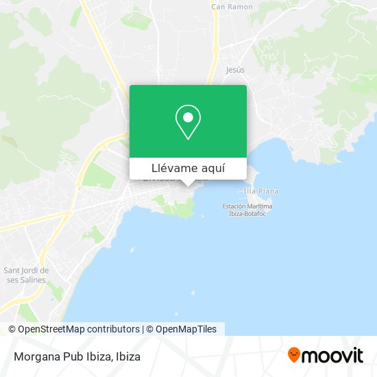 Mapa Morgana Pub Ibiza
