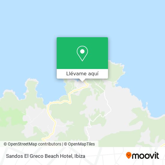 Mapa Sandos El Greco Beach Hotel