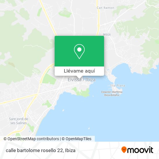 Mapa calle bartolome rosello 22