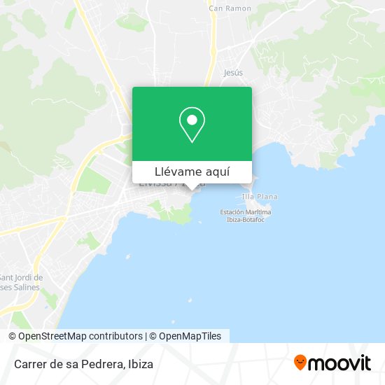 Mapa Carrer de sa Pedrera