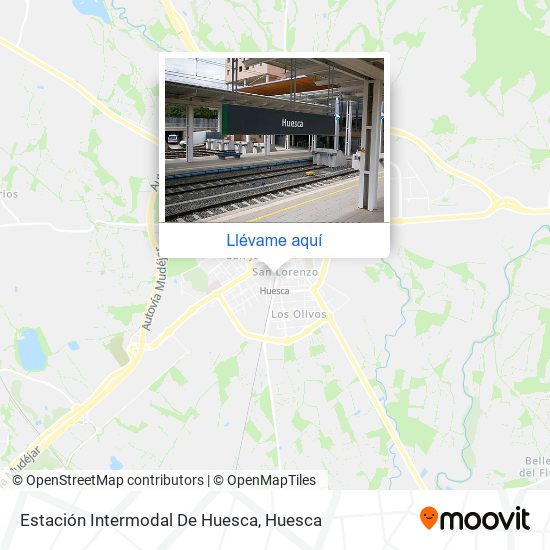 Mapa Estación Intermodal De Huesca