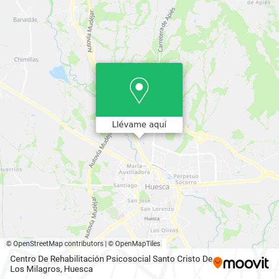 Mapa Centro De Rehabilitación Psicosocial Santo Cristo De Los Milagros