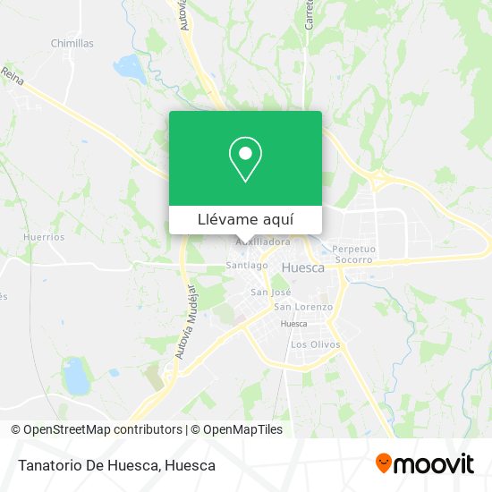 Mapa Tanatorio De Huesca