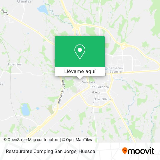 Mapa Restaurante Camping San Jorge