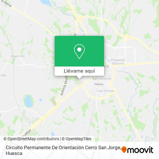 Mapa Circuito Permanente De Orientación Cerro San Jorge
