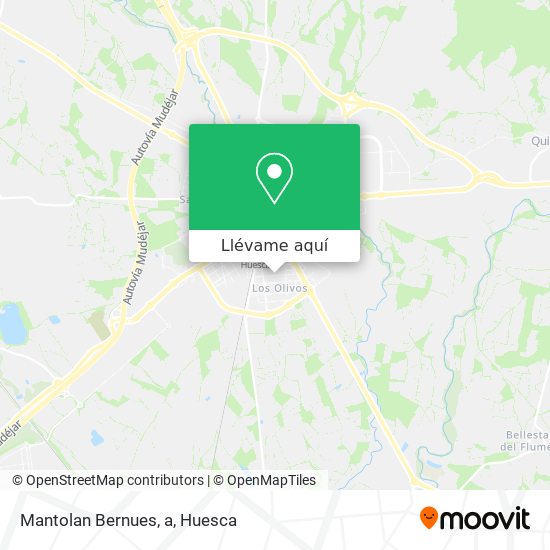 Mapa Mantolan Bernues, a