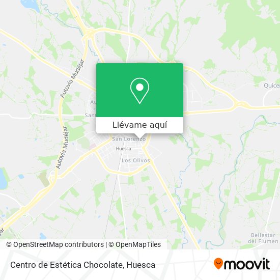 Mapa Centro de Estética Chocolate