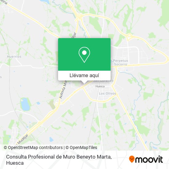 Mapa Consulta Profesional de Muro Beneyto Marta