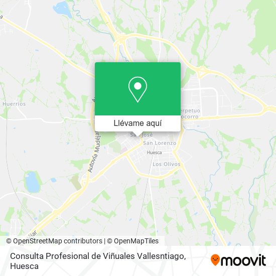 Mapa Consulta Profesional de Viñuales Vallesntiago
