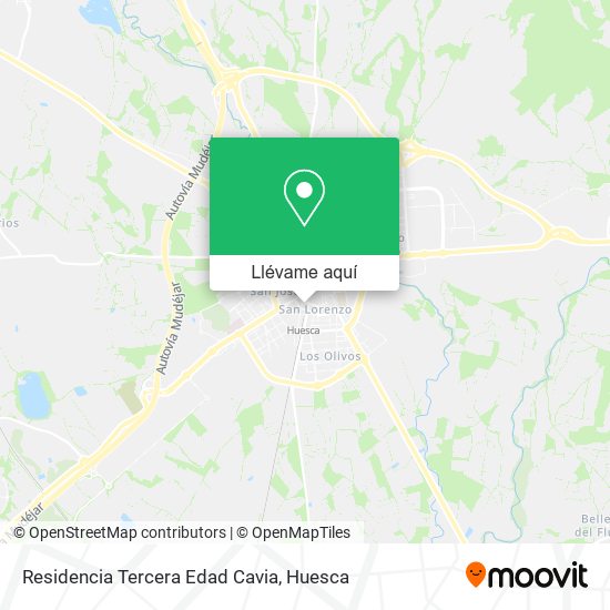 Mapa Residencia Tercera Edad Cavia