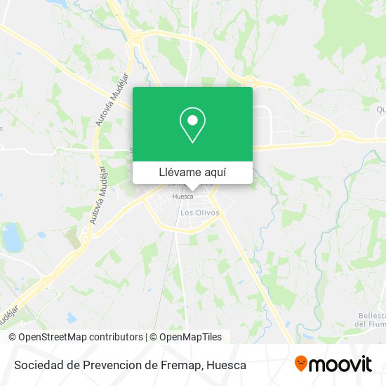 Mapa Sociedad de Prevencion de Fremap