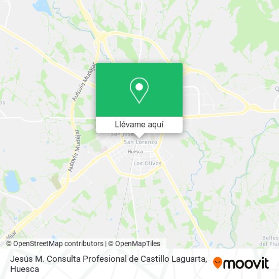 Mapa Jesús M. Consulta Profesional de Castillo Laguarta