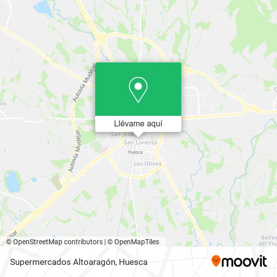 Mapa Supermercados Altoaragón