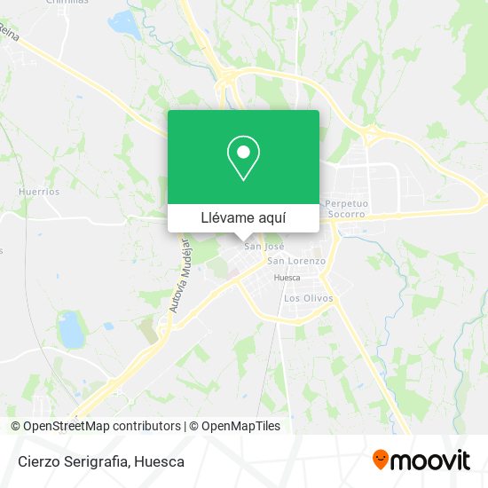 Mapa Cierzo Serigrafia