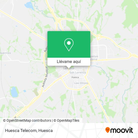 Mapa Huesca Telecom