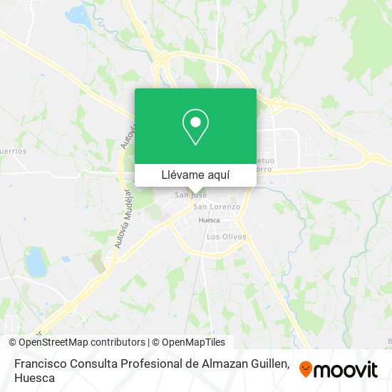 Mapa Francisco Consulta Profesional de Almazan Guillen