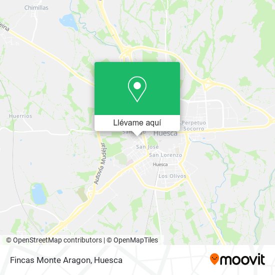 Mapa Fincas Monte Aragon