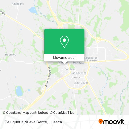 Mapa Peluqueria Nueva Gente