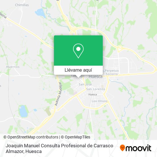 Mapa Joaquín Manuel Consulta Profesional de Carrasco Almazor