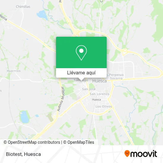 Mapa Biotest