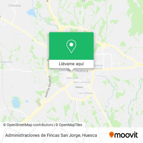 Mapa Administraciones de Fincas San Jorge