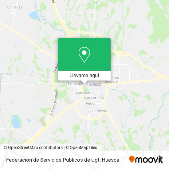 Mapa Federacion de Servicios Publicos de Ugt