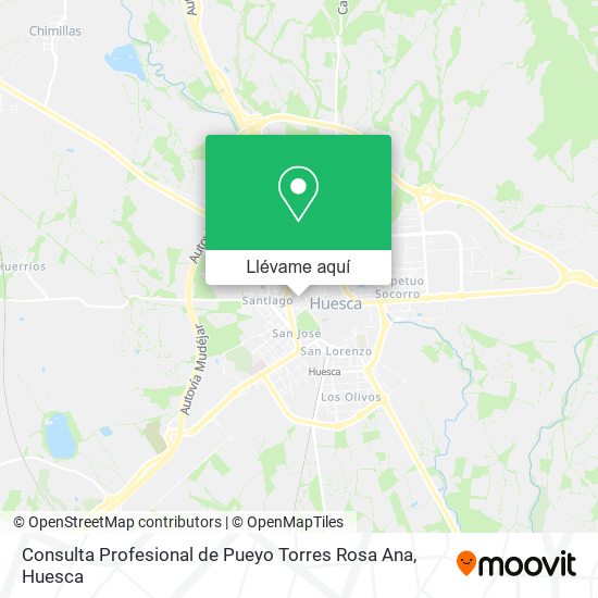 Mapa Consulta Profesional de Pueyo Torres Rosa Ana