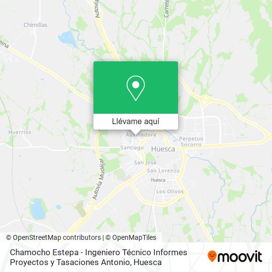 Mapa Chamocho Estepa - Ingeniero Técnico Informes Proyectos y Tasaciones Antonio