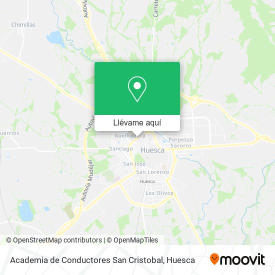 Mapa Academia de Conductores San Cristobal