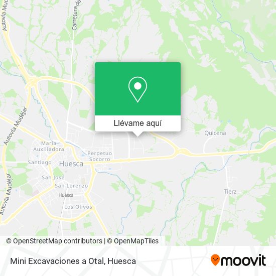 Mapa Mini Excavaciones a Otal