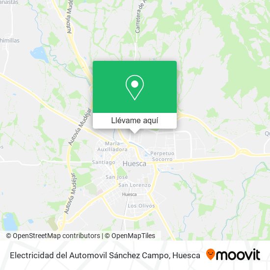 Mapa Electricidad del Automovil Sánchez Campo