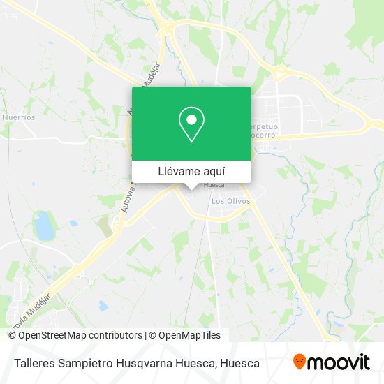 Mapa Talleres Sampietro Husqvarna Huesca