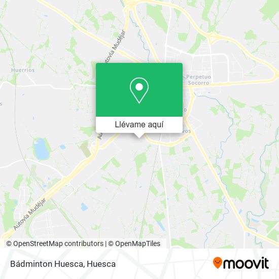 Mapa Bádminton Huesca