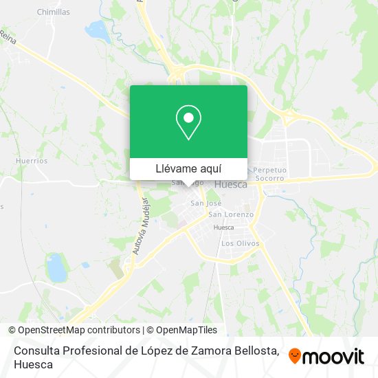 Mapa Consulta Profesional de López de Zamora Bellosta