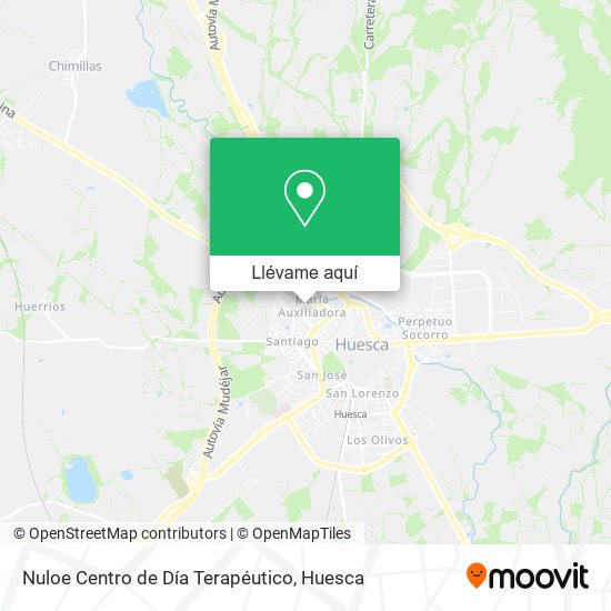 Mapa Nuloe Centro de Día Terapéutico