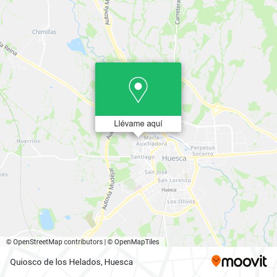 Mapa Quiosco de los Helados