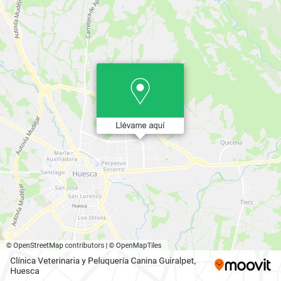 Mapa Clínica Veterinaria y Peluquería Canina Guiralpet