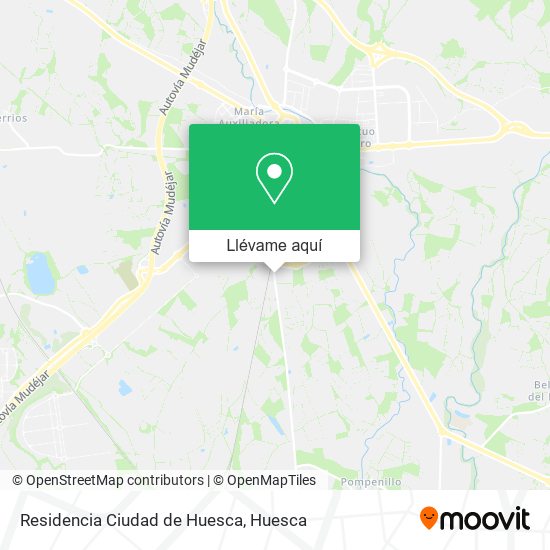 Mapa Residencia Ciudad de Huesca