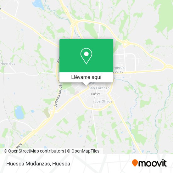Mapa Huesca Mudanzas