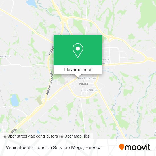 Mapa Vehículos de Ocasión Servicio Mega