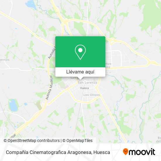 Mapa Compañía Cinematografica Aragonesa